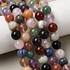 Natural Mixed Gemstone Beads Strands G-L653-C01-8mm-1