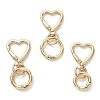 3Pcs Alloy Spring Gate Rings KEYC-JKC01477-2