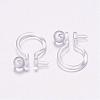 Plastic Clip-on Earring Findings KY-P007-K01-2