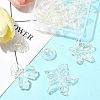 20Pcs 5 Styles UV Plating Acrylic Beads Caps TACR-FS0001-60-7