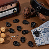 12 Bags Alloy Decorative Rivets BUTT-CL0001-07B-4