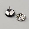 4-Hole Resin Button Lapel Pin Backs BUTT-WH0028-122A-2