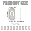 10Pcs 10 Styles 304 Stainless Steel Pendants STAS-FS0002-17P-3