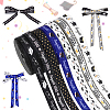 7 Roll 7 Colors Congrats Theme Polyester Printed Grosgrain Ribbon OCOR-PH0004-39-1