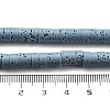 Natural Lava Rock Dyed Beads Strands G-K375-G01-01-5