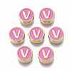 Alloy Enamel Beads X-ENAM-S122-028V-NR-1