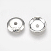 925 Sterling Silver Bead Caps STER-S002-31-7mm-2