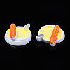 Opaque Epoxy Resin Cabochons CRES-S358-40-4