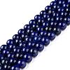 Natural Lapis Lazuli Round Beads Strands G-I181-10-4mm-3