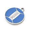 Twelve Constellations 304 Stainless Steel Enamel Pendants SA-CBAAE04-01P-05-2