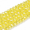 Electroplate Glass Beads Strands EGLA-A044-T6mm-B29-1