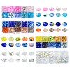 10 Styles Spray Painting & Baking Painted Glass Beads GLAA-YW0003-57-2