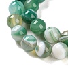 Natural Striped Agate/Banded Agate Beads Strands G-Z060-A01-C01-4