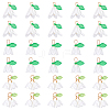 30Pcs Pearlized Acrylic Penadnts FIND-BM0001-66-1