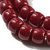 Opaque Glass Beads Strands GLAA-NH0002-B07-4