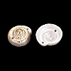 ABS Plastic Imitation Pearl Connector Charms PL-N007-30-2