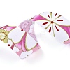 Japanese Kimono Style Floral Cotton Ribbon OCOR-I008-01A-08-2