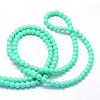 Baking Paint Glass Round Bead Strands DGLA-Q020-8mm-18-3
