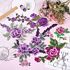 5 Styles Polyester Clothing Patches PATC-HY0001-94-4