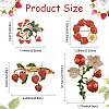 1Pc Alloy Fruit Brooches JEWB-YW0001-07-3