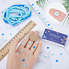 3 Strands 3 Colors Flat Round Handmade Polymer Clay Beads CLAY-SC0001-68B-02-3