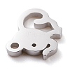 Non-Tarnish 304 Stainless Steel Charms STAS-Y002-12P-3