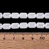 Electroplate Imitation Jade Glass Beads Strands EGLA-Q132-03B-B01-4