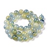 Dyed Natural White Jade Beads Strands G-T138-10mm-210-18-2