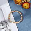 150Pcs 5 Colors Electroplated Natural Lava Rock Beads Strands G-OC0001-95-6