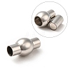 Tarnish Resistant 304 Stainless Steel Magnetic Clasps X-STAS-E006-1-1