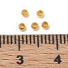 Brass Crimp Beads KK-L019-G-3