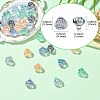 30Pcs 5 Colors Electroplate Transparent Acrylic Beads PACR-CJ0001-41-2