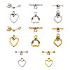 Tibetan Style Alloy Toggle Clasps PALLOY-TA0001-89-RS-15