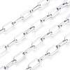 304 Stainless Steel Paperclip Chains CHS-D030-02P-4