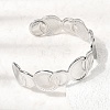 304 Stainless Steel Cuff Bangles for Women BJEW-T030-01P-2