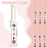 6Pcs 6 Styles Handmade Lampwork Beads Hanging Ornament HJEW-AR00015-2