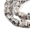 Natural Sesame Jasper/Kiwi Jasper Beads Strands G-T138-80-4