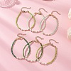 Glass Bead Bracelets BJEW-JB12957-5