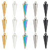 Unicraftale 25Pcs 5 Colors 304 Stainless Steel Pendants STAS-UN0048-66-1