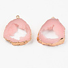 Druzy Resin Pendants RESI-R428-024H-2