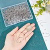 SOFPLATE 300Pcs 304 Stainless Steel Earring Hooks DIY-SP0001-05-3