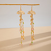 Alloy Jellyfish Tassel Dangle Earrings FS-WGBA216-04-1