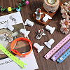 5Pcs 5 Colors Polyester Clothes Organizer Elastic Bands FIND-CN0001-67B-4