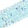 Transparent Glass Beads Strands EGLA-N016-3mm-M-4