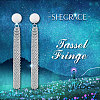 SHEGRACE 925 Sterling Silver Dangle Stud Earrings JE693A-4