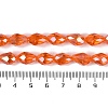 Transparent Electroplate Glass Beads Strands X-EGLA-N013-T10mm-B09-4