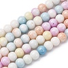 Ombre Effect Dyed Glass Beads Strands X-GLAA-T031-01O-06-1