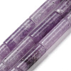 Natural Lepidolite/Purple Mica Stone Beads Strands G-G006-A01-01-1