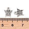 Tibetan Style Alloy Butterfly Charms PALLOY-A024-08AS-3