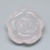 Natural Rose Quartz Pendants X-G-Q481-08D-1